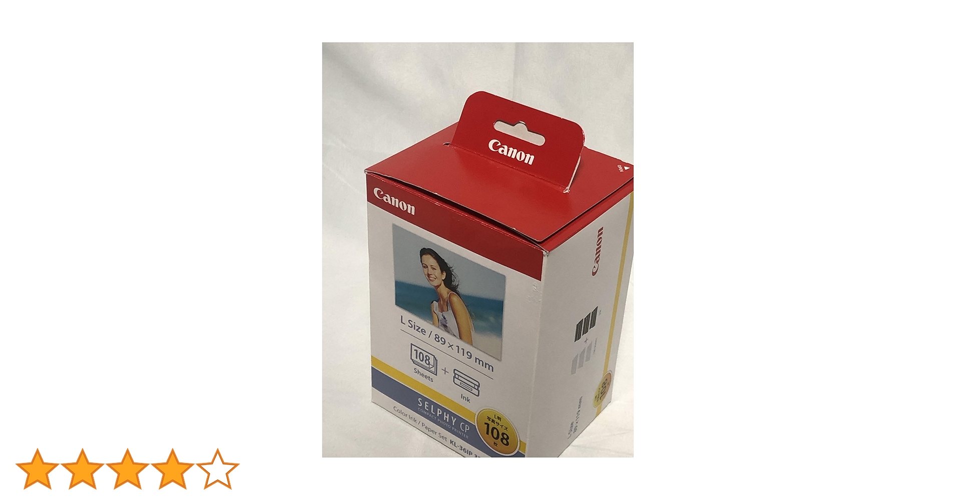 Canon KL-36IP 3P ✕ 3箱 キヤノン KL-36IP 3PACK Lサイズ 108枚（36枚×3箱） カラー
